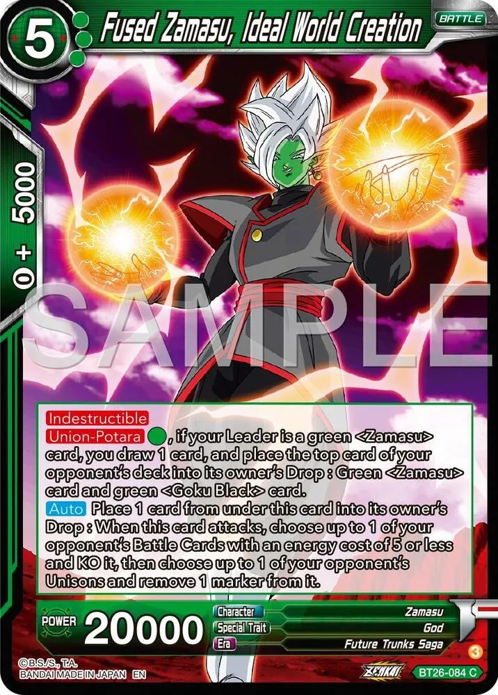 Fused Zamasu, Ideal World Creation — Ultimate Advent — Dragon Ball Super: Masters