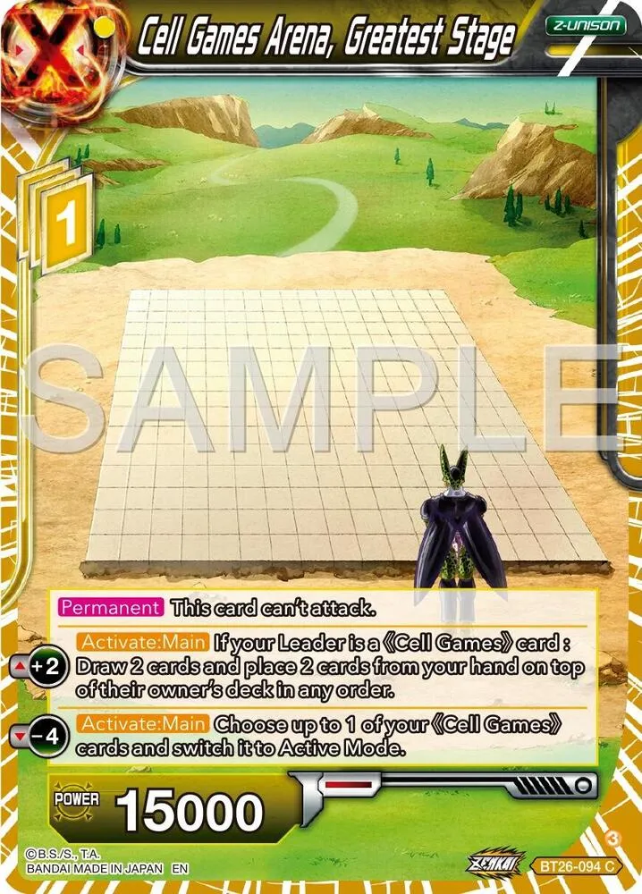 Cell Games Arena, Greatest Stage — Ultimate Advent — Dragon Ball Super: Masters