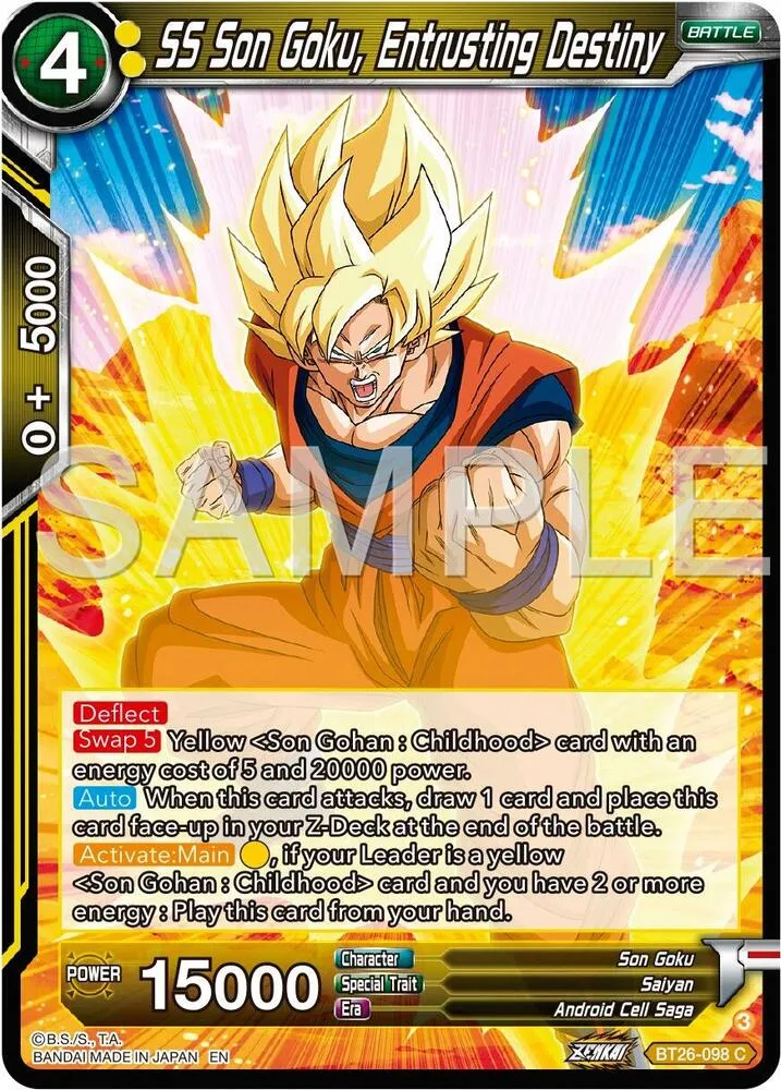 SS Son Goku, Entrusting Destiny — Ultimate Advent — Dragon Ball Super: Masters