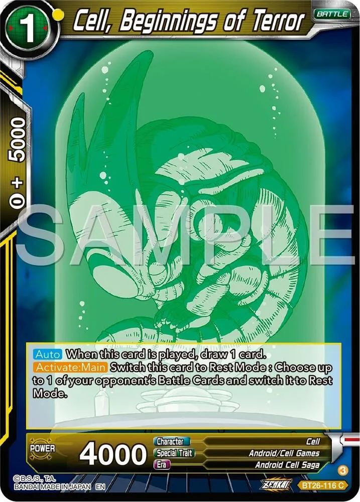 Cell, Beginnings of Terror — Ultimate Advent — Dragon Ball Super: Masters
