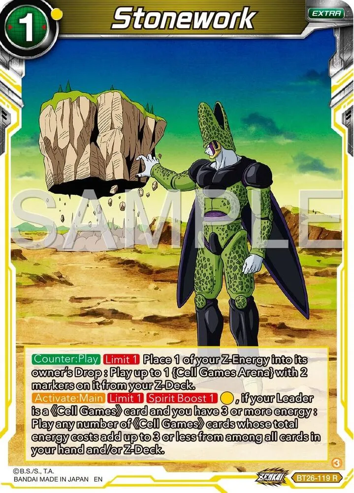 Stonework — Ultimate Advent — Dragon Ball Super: Masters