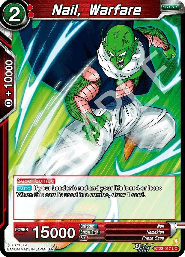 Nail, Warfare — Prismatic Clash — Dragon Ball Super: Masters