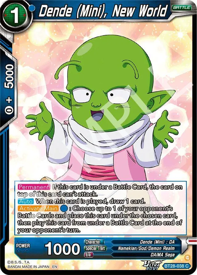 Dende (Mini), New World — Prismatic Clash — Dragon Ball Super: Masters