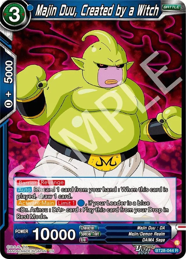 Majin Duu, Created by a Witch — Prismatic Clash — Dragon Ball Super: Masters
