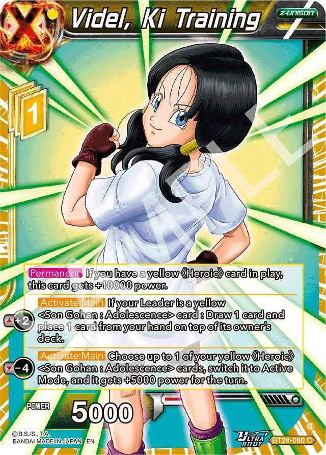 Videl, Ki Training — Prismatic Clash — Dragon Ball Super: Masters