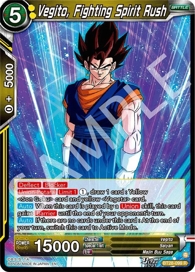 Vegito, Fighting Spirit Rush — Prismatic Clash — Dragon Ball Super: Masters