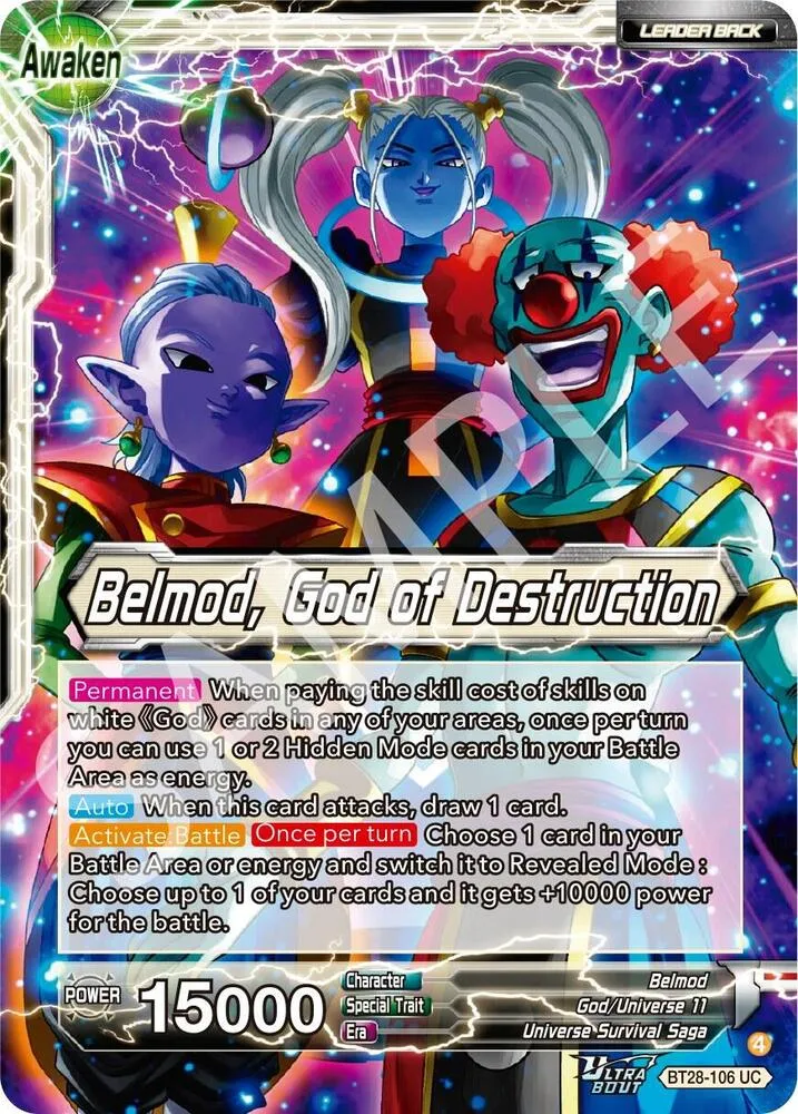 Belmod // Belmod, God of Destruction — Prismatic Clash — Dragon Ball Super: Masters
