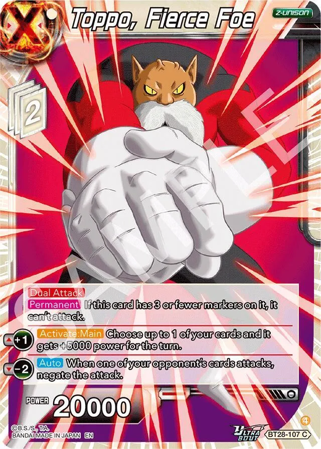 Toppo, Fierce Foe — Prismatic Clash — Dragon Ball Super: Masters