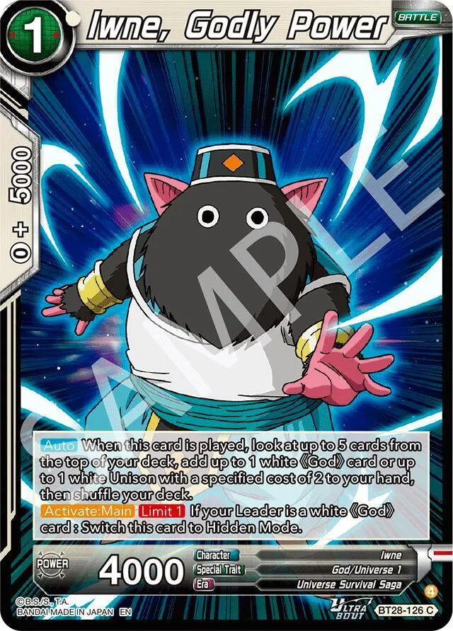 Iwne, Godly Power — Prismatic Clash — Dragon Ball Super: Masters