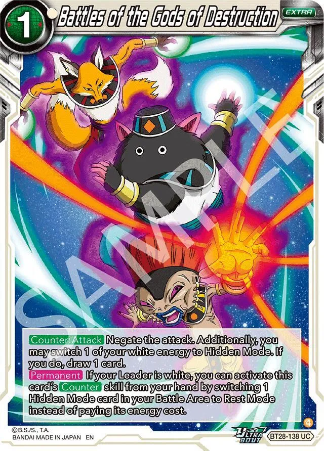 Battles of the Gods of Destruction — Prismatic Clash — Dragon Ball Super: Masters
