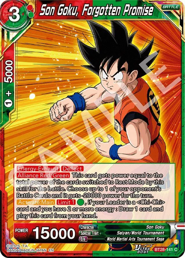 Son Goku, Forgotten Promise from Prismatic Clash - Dragon Ball Super: Masters