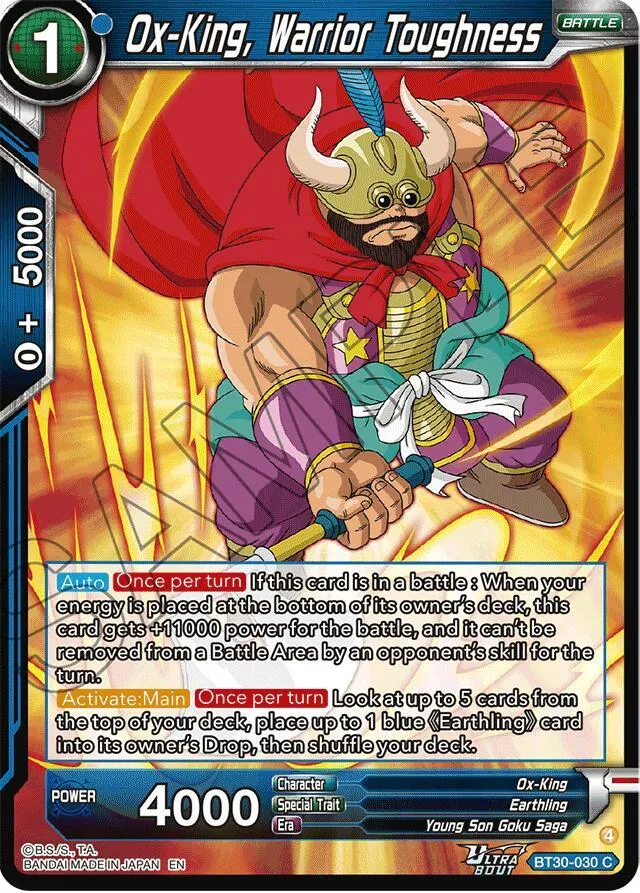 Ox-King, Warrior Toughness — Three Glorious Fighters — Dragon Ball Super: Masters