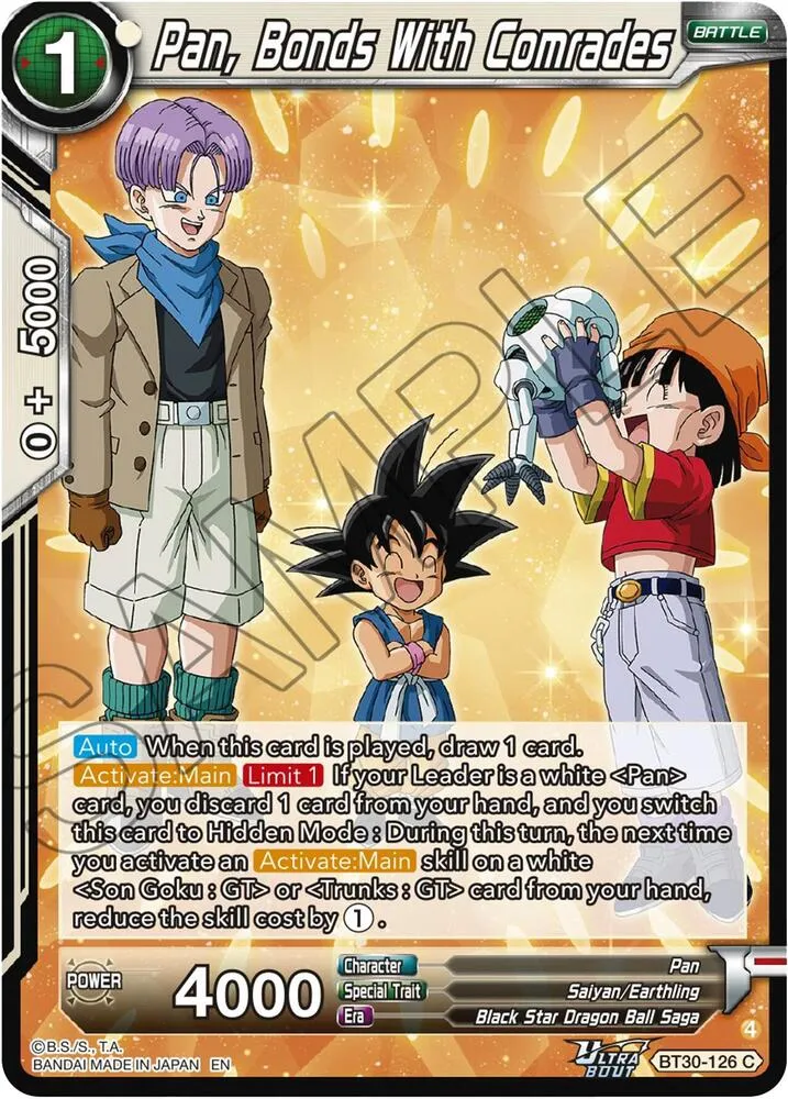 Pan, Bonds With Comrades — Three Glorious Fighters — Dragon Ball Super: Masters