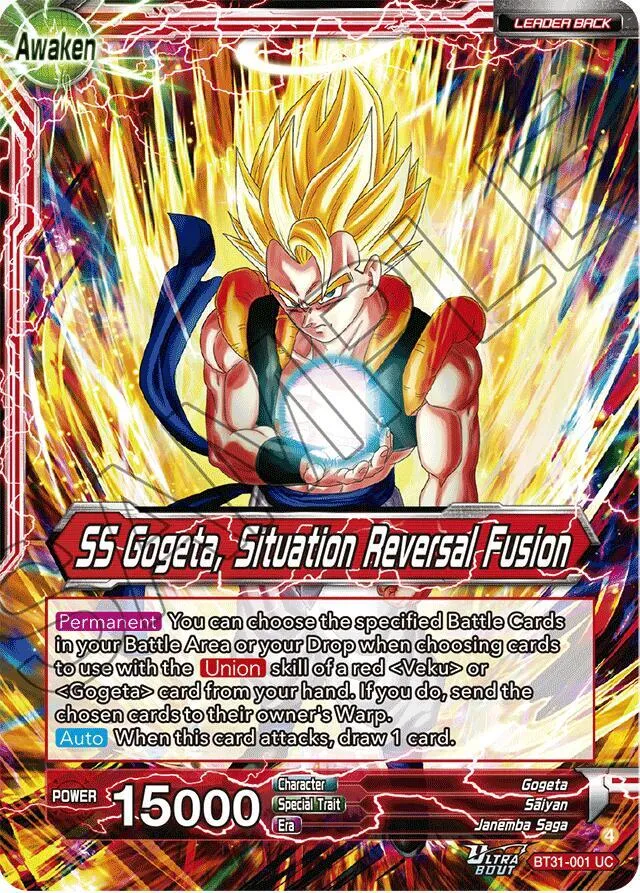 Son Goku & Vegeta // SS Gogeta, Situation Reversal Fusion — Impact Beyond Dimensions — Dragon Ball Super: Masters