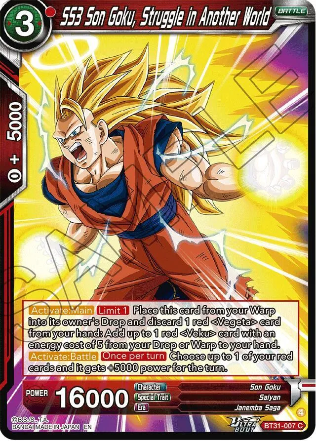 SS3 Son Goku, Struggle in Another World — Impact Beyond Dimensions — Dragon Ball Super: Masters