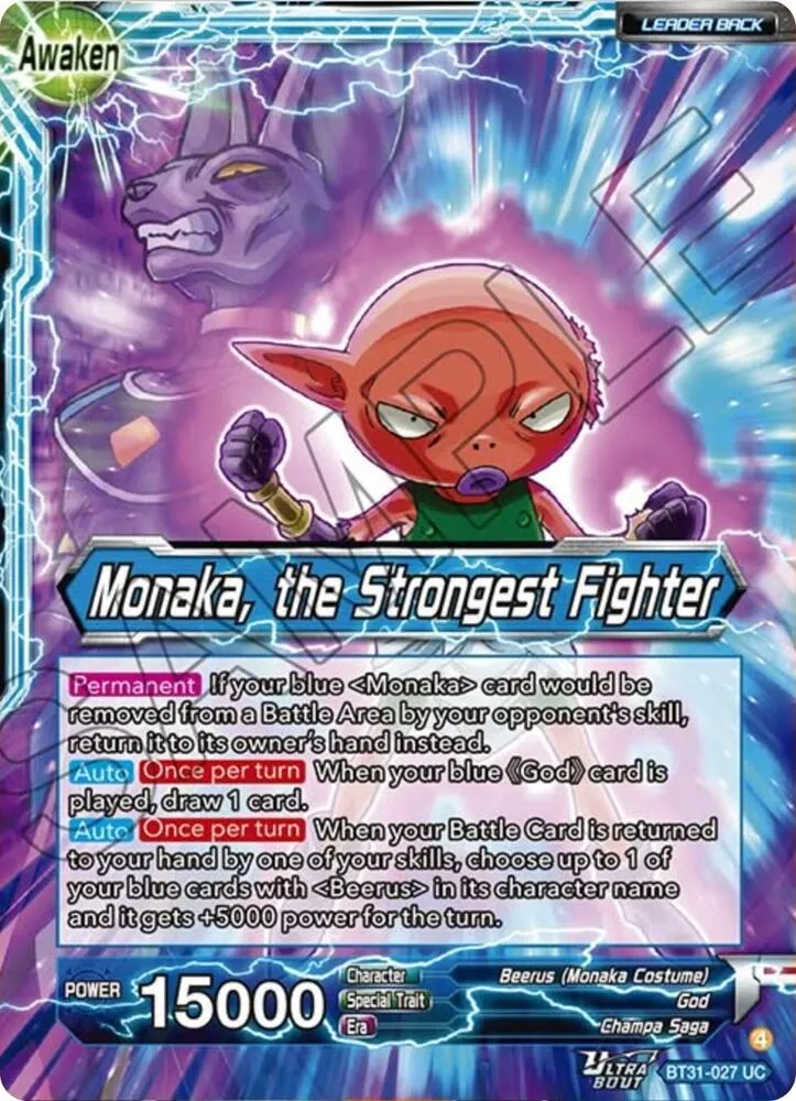 Monaka // Monaka, the Strongest Fighter — Impact Beyond Dimensions — Dragon Ball Super: Masters