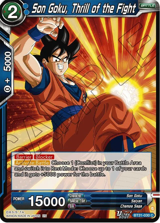 Son Goku, Thrill of the Fight — Impact Beyond Dimensions — Dragon Ball Super: Masters