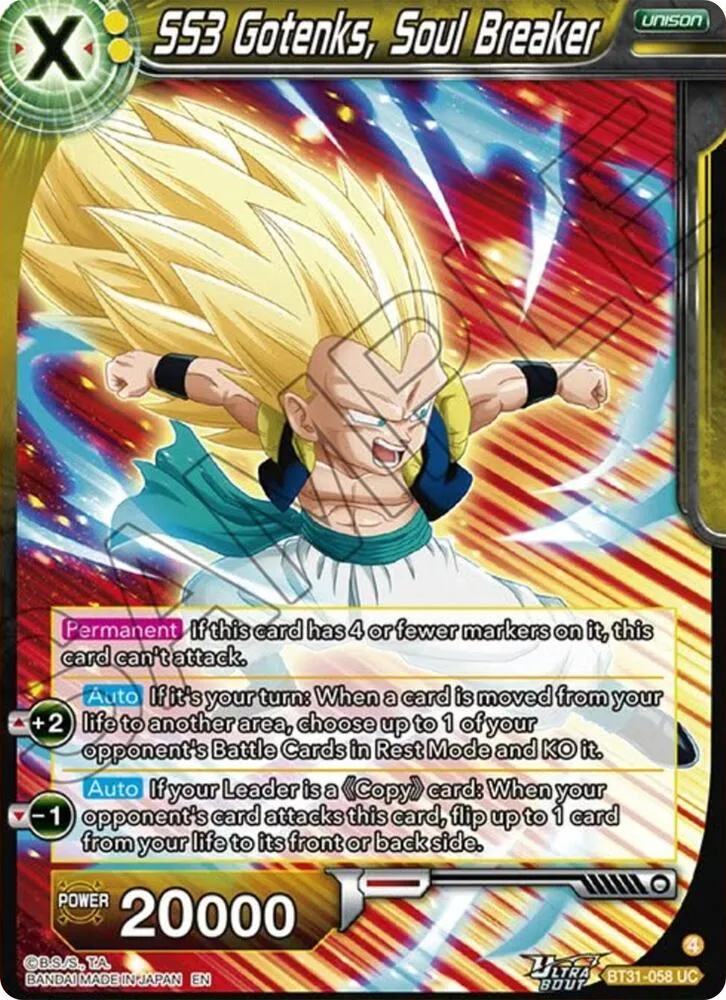 SS3 Gotenks, Soul Breaker — Impact Beyond Dimensions — Dragon Ball Super: Masters