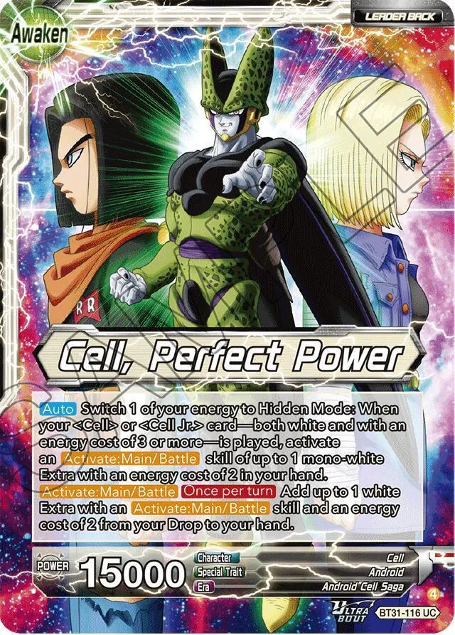 Cell // Cell, Perfect Power — Impact Beyond Dimensions — Dragon Ball Super: Masters