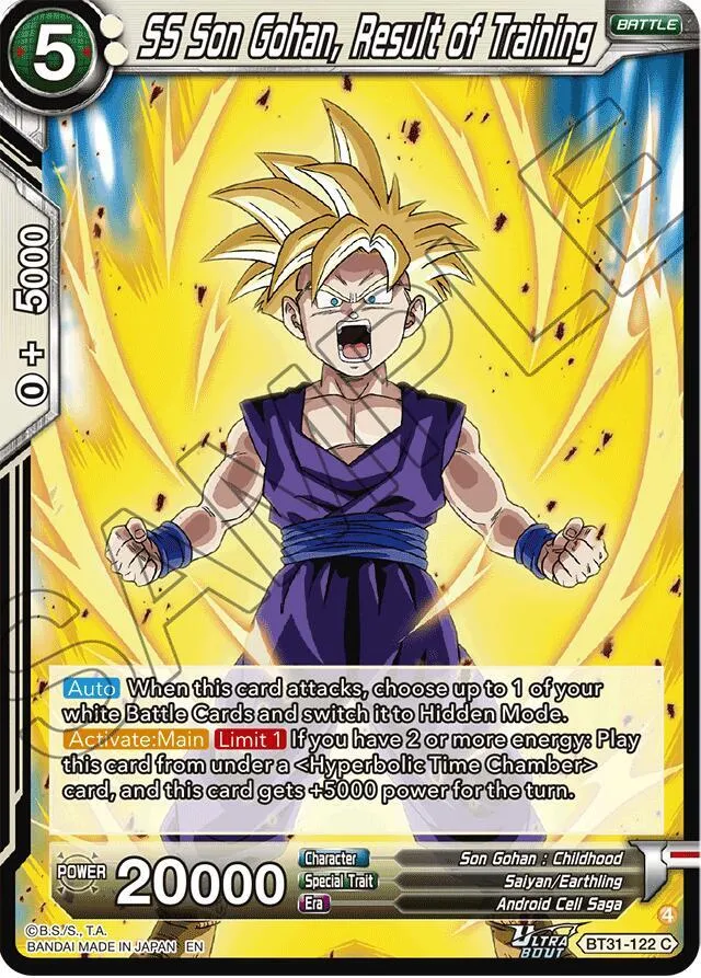 SS Son Gohan, Result of Training — Impact Beyond Dimensions — Dragon Ball Super: Masters