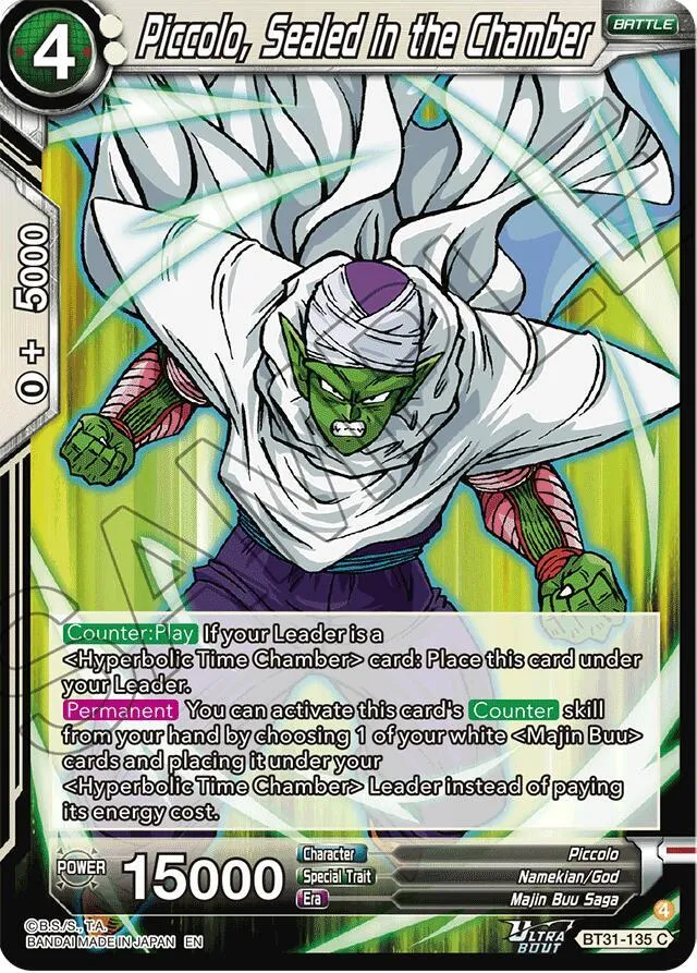 Piccolo, Sealed in the Chamber — Impact Beyond Dimensions — Dragon Ball Super: Masters