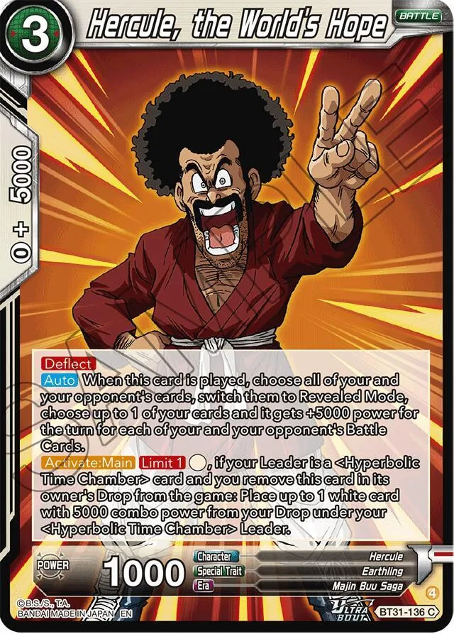 Hercule, the World's Hope from Impact Beyond Dimensions - Dragon Ball Super: Masters