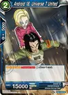 Product image for Android 18, Universe 7 United