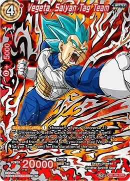 Vegeta, Saiyan Tag Team — Draft Box 04 - Dragon Brawl — Dragon Ball Super: Masters