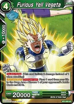 Furious Yell Vegeta — Galactic Battle — Dragon Ball Super: Masters