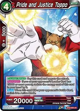 Pride and Justice Toppo — Cross Worlds — Dragon Ball Super: Masters
