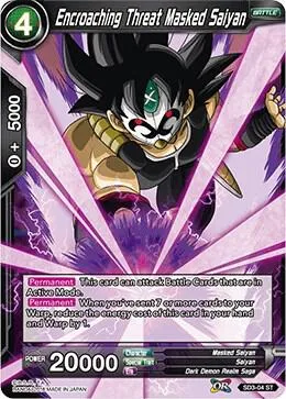 Encroaching Threat Masked Saiyan — Cross Worlds — Dragon Ball Super: Masters