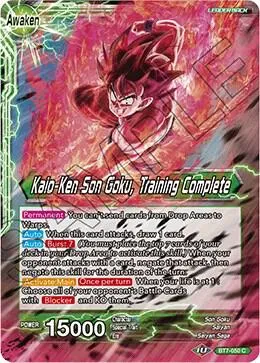 Son Goku // Kaio-Ken Son Goku, Training Complete — Assault of the Saiyans — Dragon Ball Super: Masters