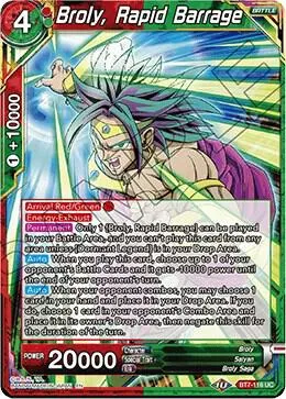 Broly, Rapid Barrage — Assault of the Saiyans — Dragon Ball Super: Masters