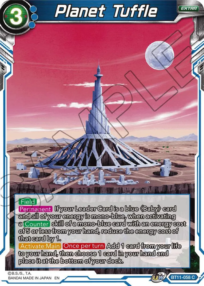 Planet Tuffle — Vermilion Bloodline — Dragon Ball Super: Masters