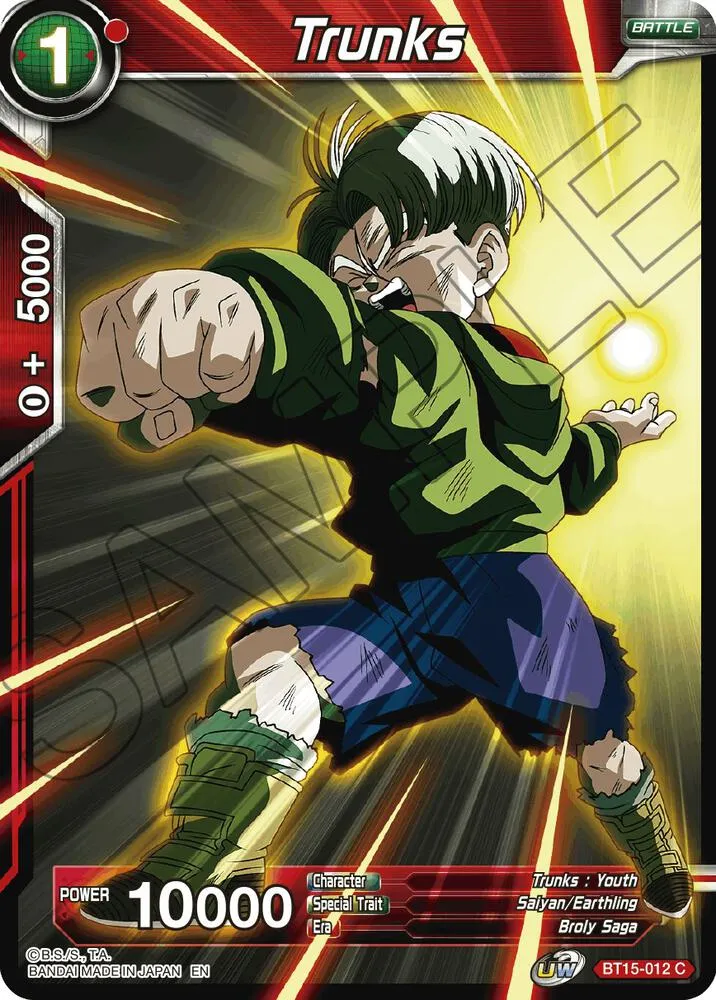 Trunks — Saiyan Showdown — Dragon Ball Super: Masters