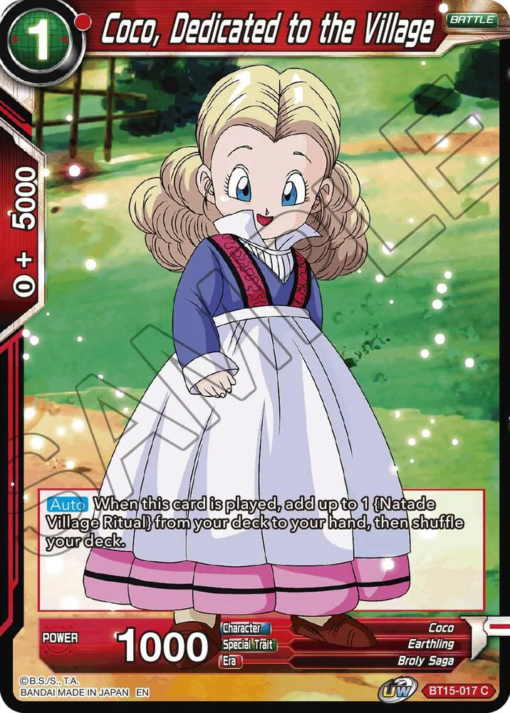Coco, Dedicated to the Village — Saiyan Showdown — Dragon Ball Super: Masters