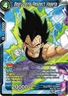 Product image for Begrudging Respect Vegeta