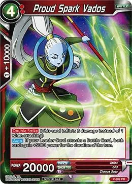 Proud Spark Vados (Foil Version) — Promotion Cards — Dragon Ball Super: Masters