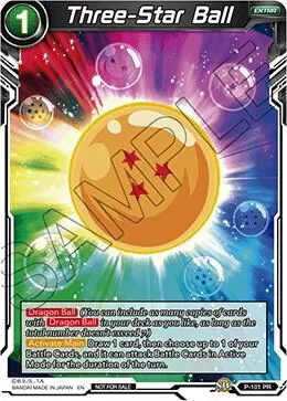 Three-Star Ball — Promotion Cards — Dragon Ball Super: Masters