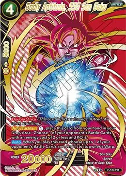 Godly Aptitude, SSG Son Goku — Promotion Cards — Dragon Ball Super: Masters