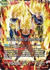 Product image for Son Goku & Vegeta & Trunks // SS Son Goku, SS Vegeta, & SS Trunks, the Ultimate Team (Fighter's Ambition Holiday Pack)