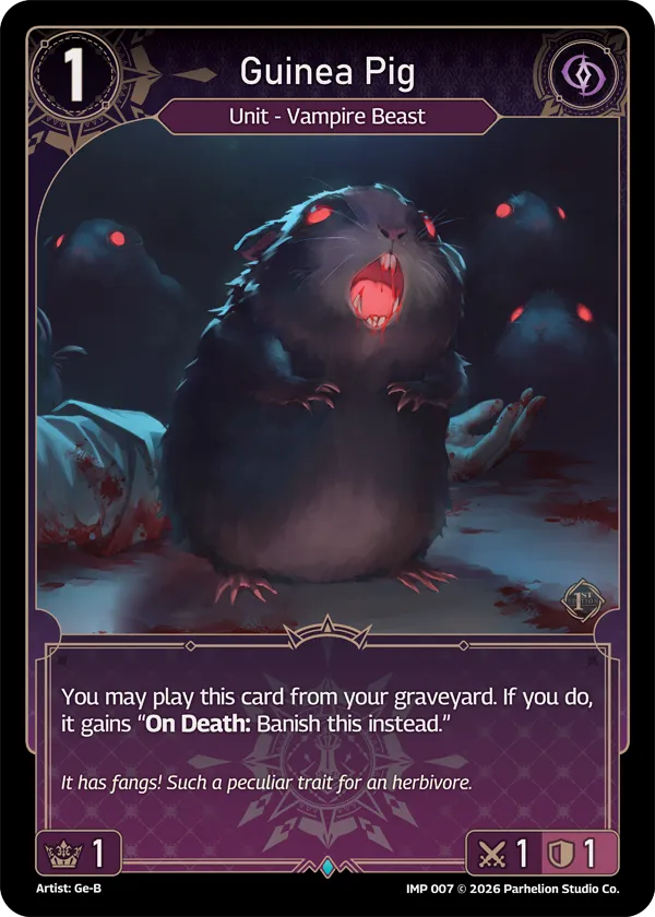 Guinea Pig — Imperion 1st Ed — Echoes of Astra