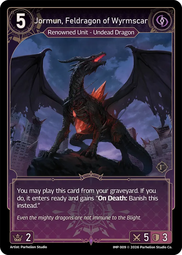 Jormun, Feldragon of Wyrmscar — Imperion 1st Ed — Echoes of Astra