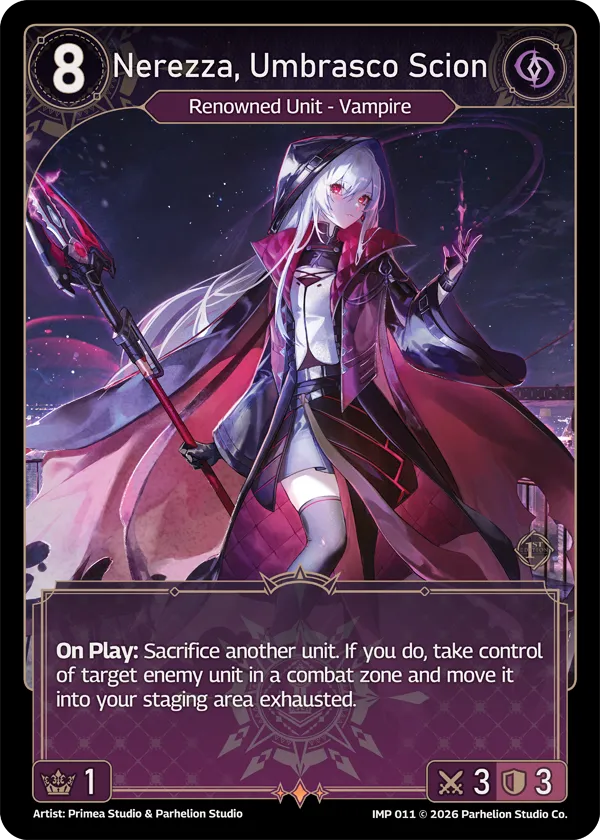 Nerezza, Umbrasco Scion — Imperion 1st Ed — Echoes of Astra