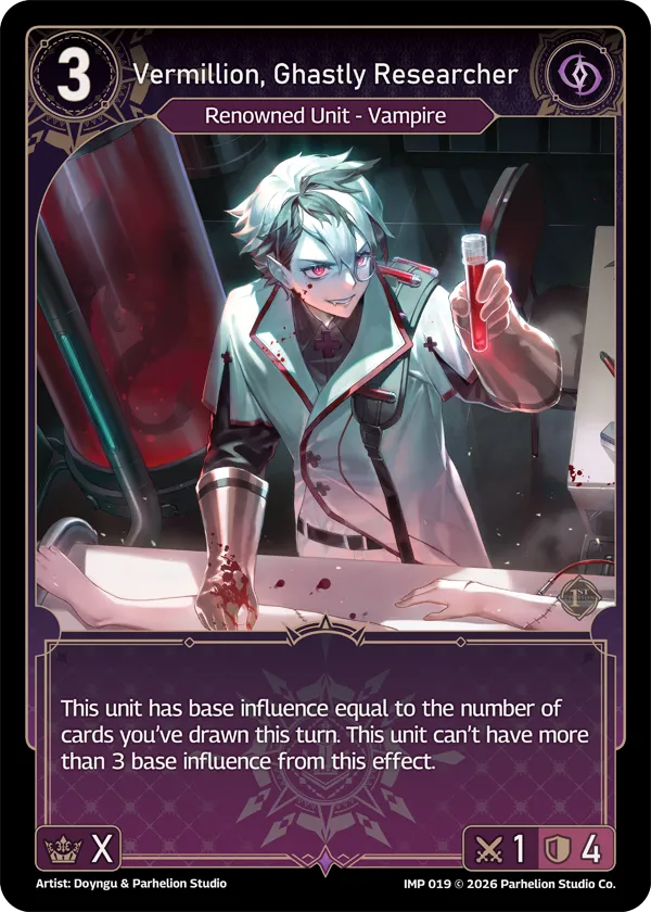 Vermillion, Ghastly Researcher — Imperion 1st Ed — Echoes of Astra
