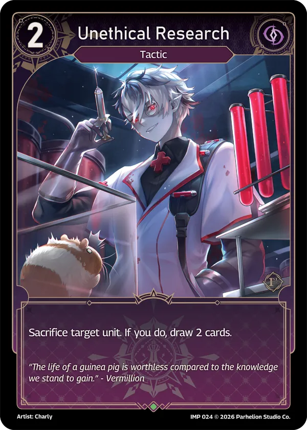 Unethical Research — Imperion 1st Ed — Echoes of Astra