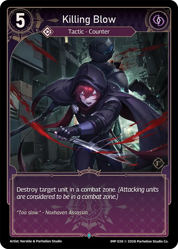 Killing Blow — Imperion 1st Ed — Echoes of Astra