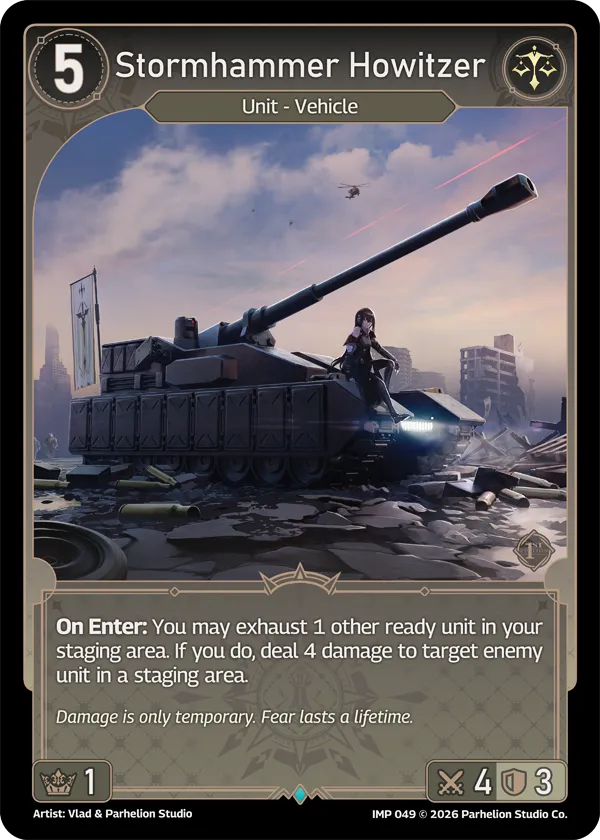 Stormhammer Howitzer — Imperion 1st Ed — Echoes of Astra