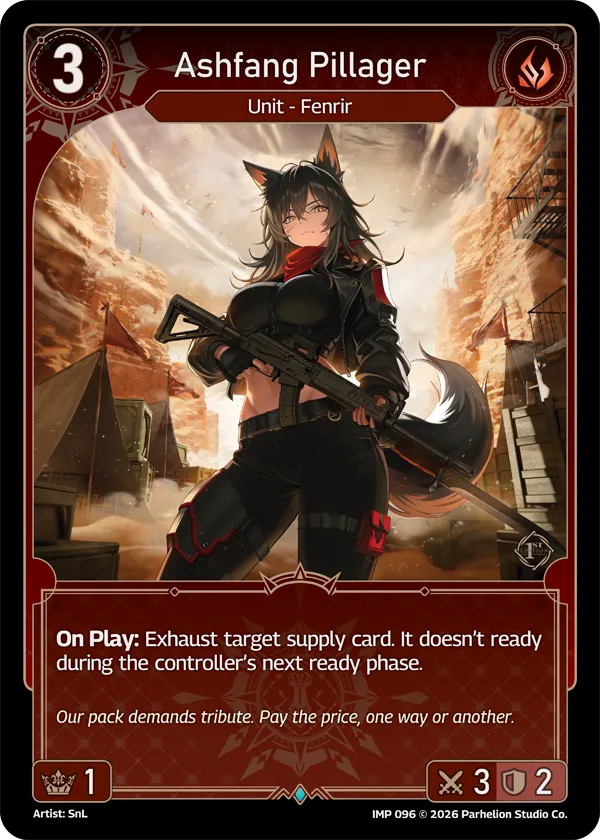 Ashfang Pillager — Imperion 1st Ed — Echoes of Astra