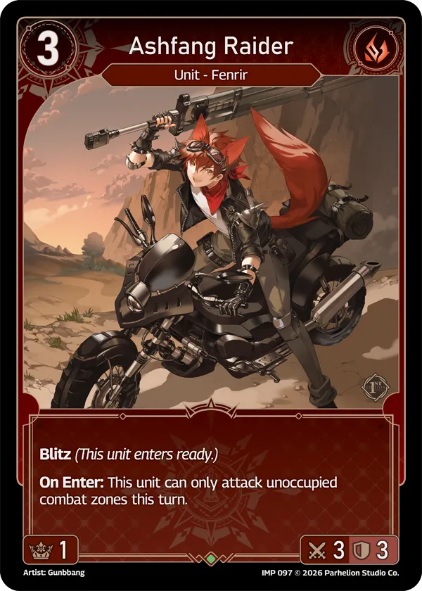 Ashfang Raider — Imperion 1st Ed — Echoes of Astra